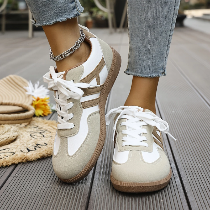 Lara | Zapatillas bicolor con horma ancha