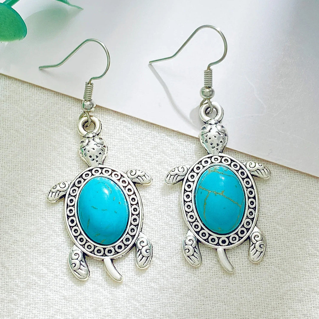 Conjunto de Joyería de Tortuga Turquesa