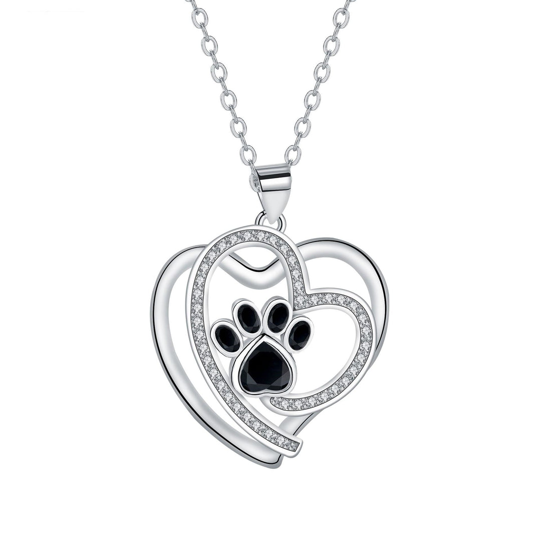 Collar de Clavícula con Huella de Patita Bonita