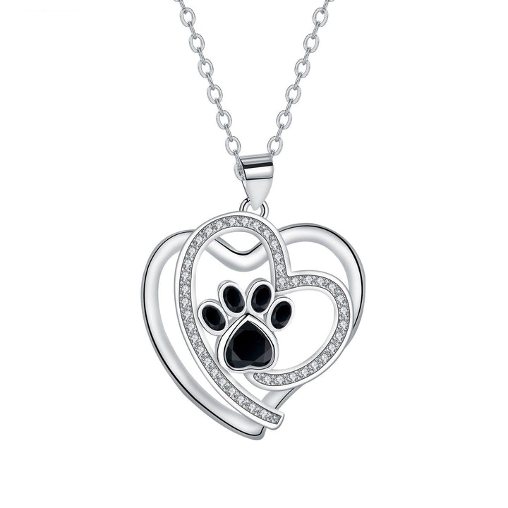 Collar de Clavícula con Huella de Patita Bonita