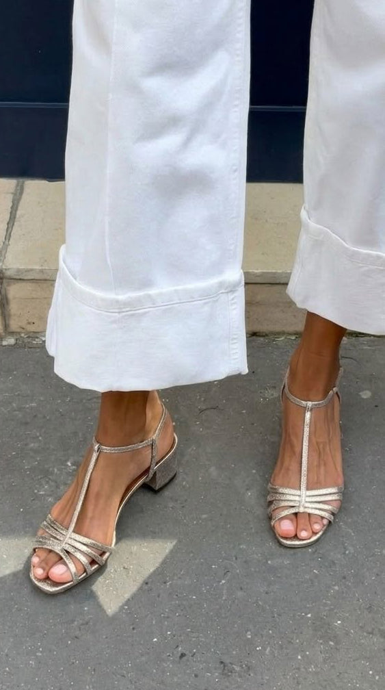 Alegra™ | Sandalias Doradas de Elegancia Diaria