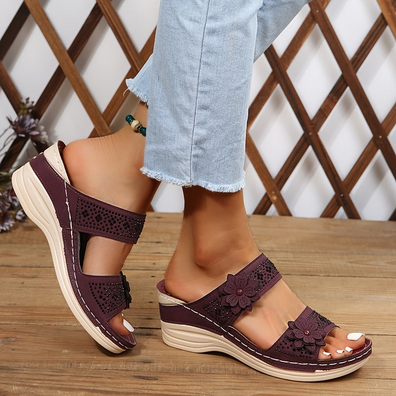 Emilia | Sandalias Confort Compensadas
