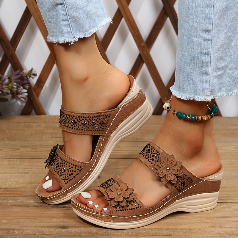 Emilia | Sandalias Confort Compensadas