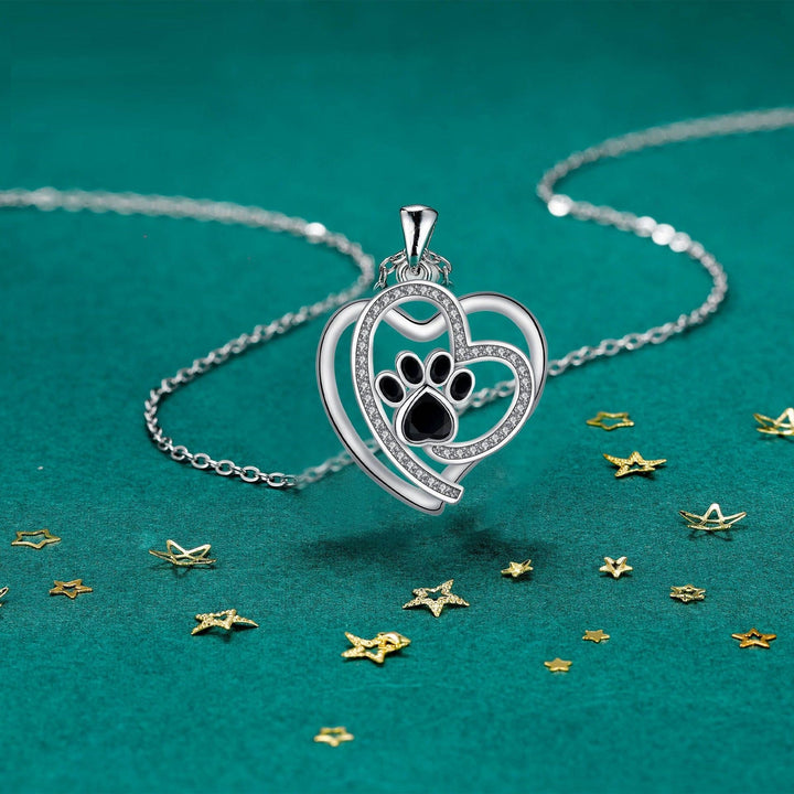 Collar de Clavícula con Huella de Patita Bonita