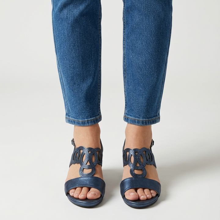 Gea - Sandalia cómoda para mujer con tacón