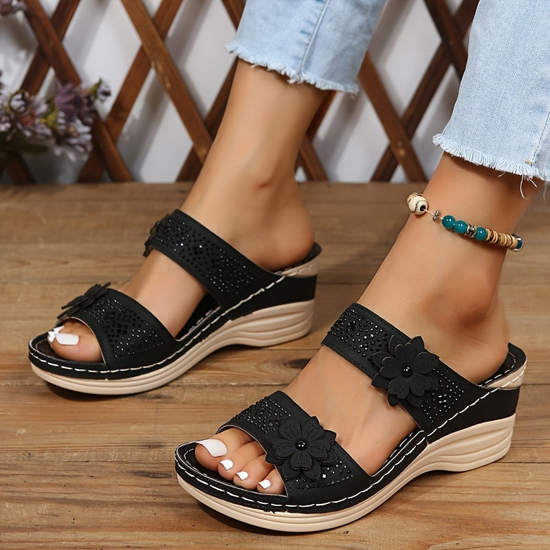 Emilia | Sandalias Confort Compensadas
