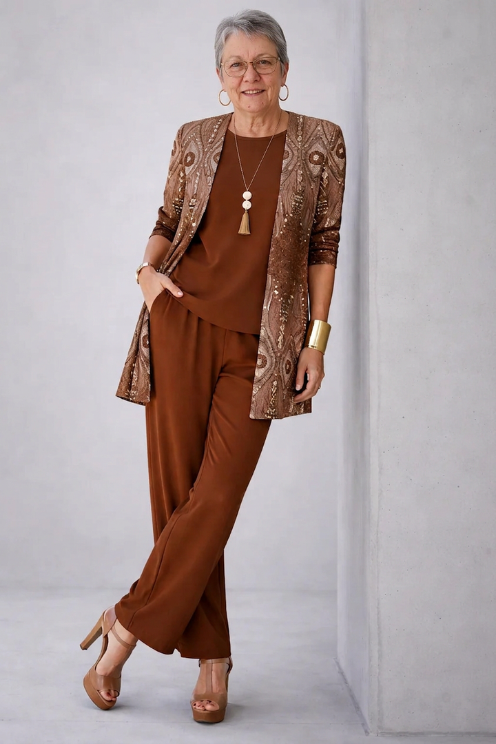 Glenna | Conjunto Completo de Tres Piezas