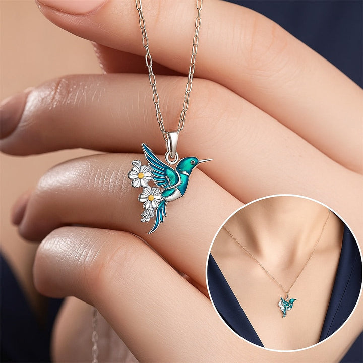 Hermosa Collar de Colibrí con Aretes de Regalo – Oferta por Tiempo Limitado