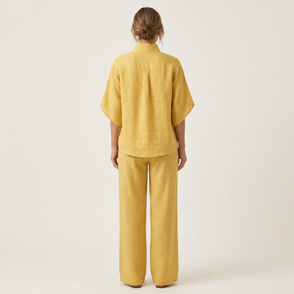 Zerah | Conjunto de Dos Piezas de Lino