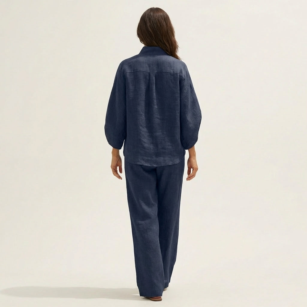 Zerah | Conjunto de Dos Piezas de Lino