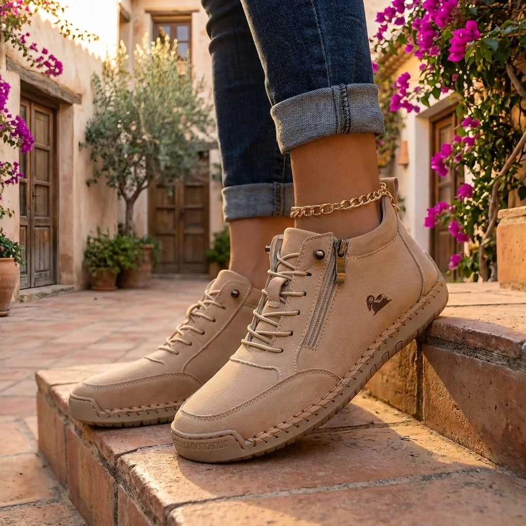 Alana | Zapatos Ortopédicos Cómodos con Cremallera
