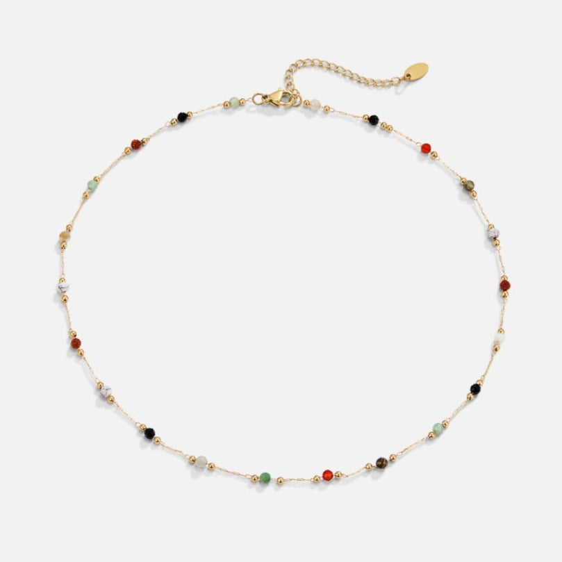 Clara | Collar minimalista con piedra seleccionada