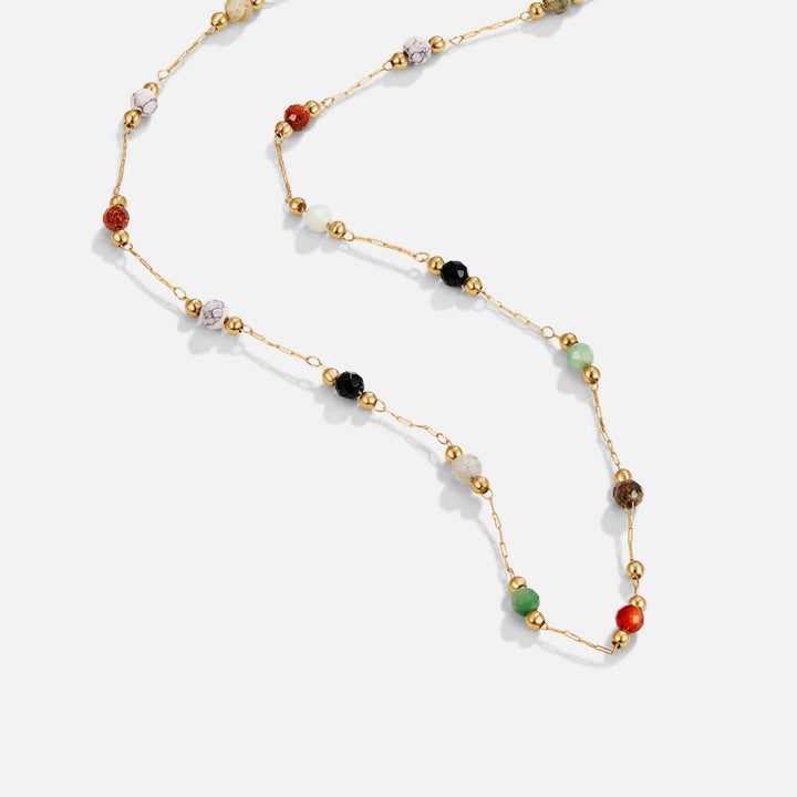 Clara | Collar minimalista con piedra seleccionada