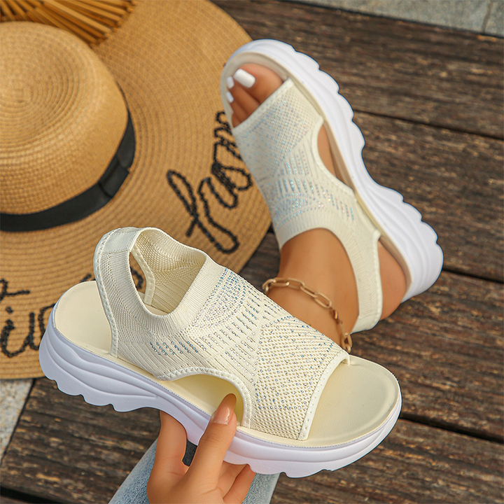 Yolanda | Sandalias ergonómicas transpirables con suela acolchada