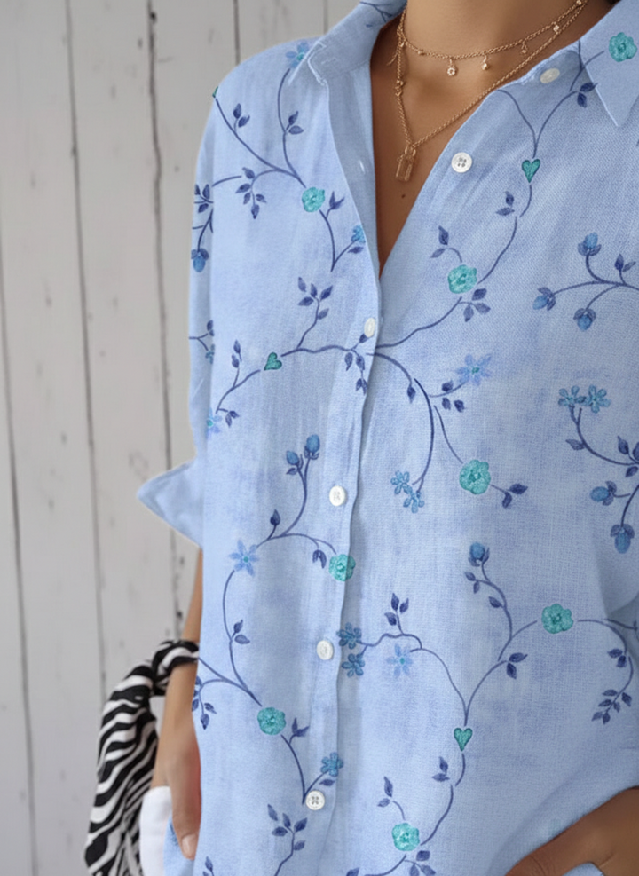 Liva | Blusa con bordado de flores